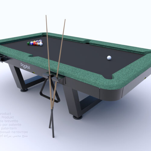 Pooltafel voor buiten model Solid 11 Weerbestendige pooltafel – Speciaal ontworpen om regen, UV-straling en vorst te weerstaan.